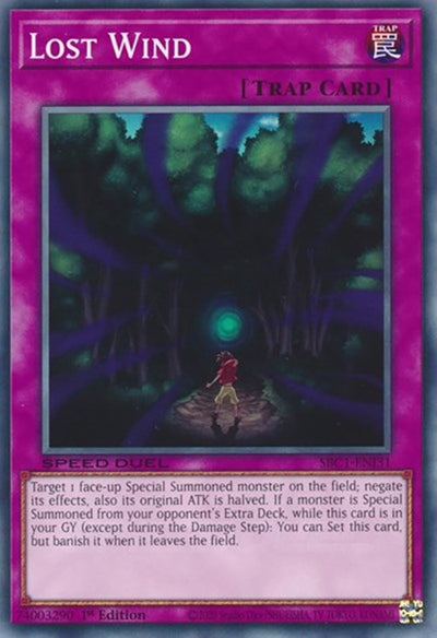 Image for Lost Wind (Speed Duel: Streets of Battle City) (SBC1-ENI31) - YuGiOh