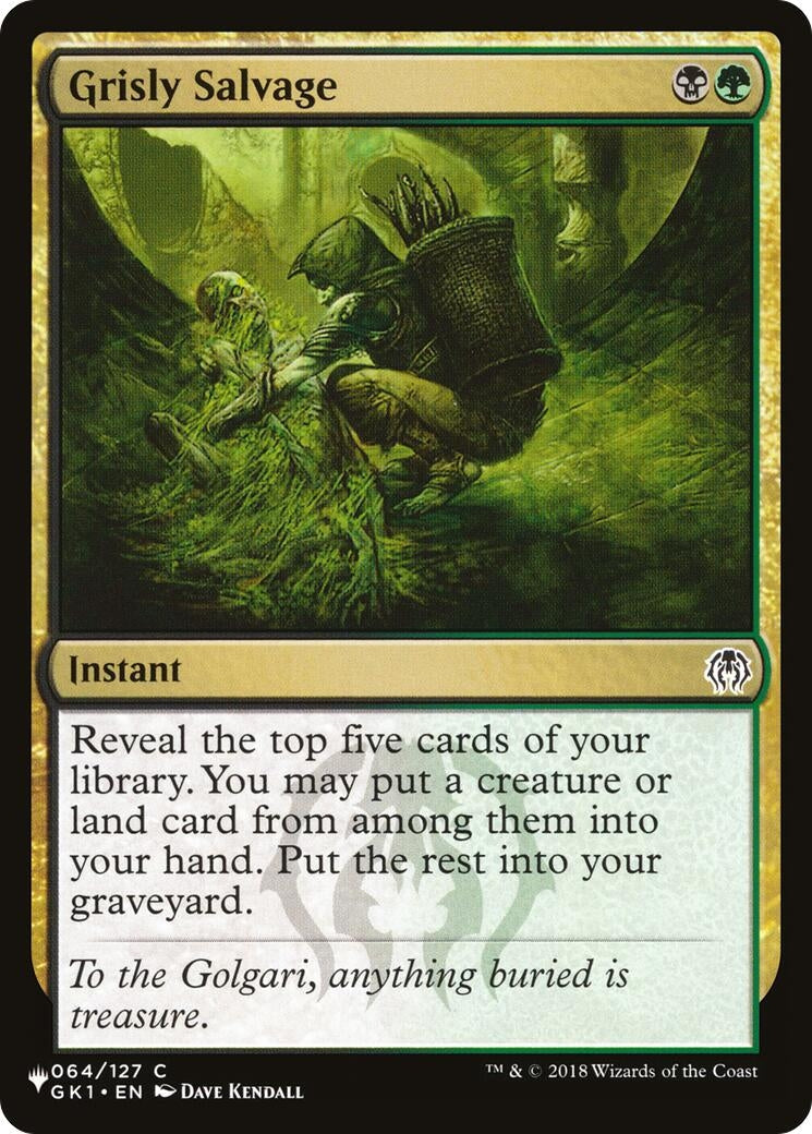 Grisly Salvage (The List Reprints) (064/127)