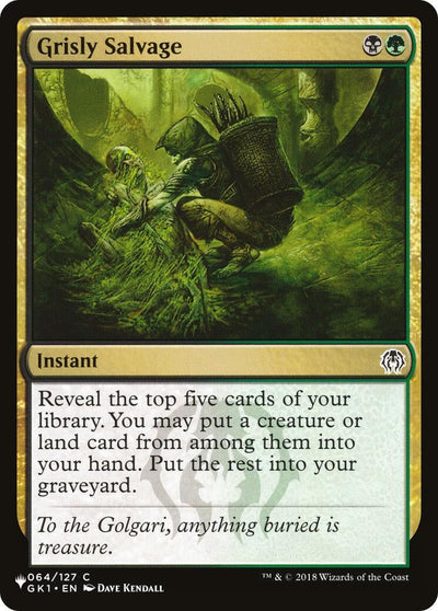 Grisly Salvage (The List Reprints) (064/127)