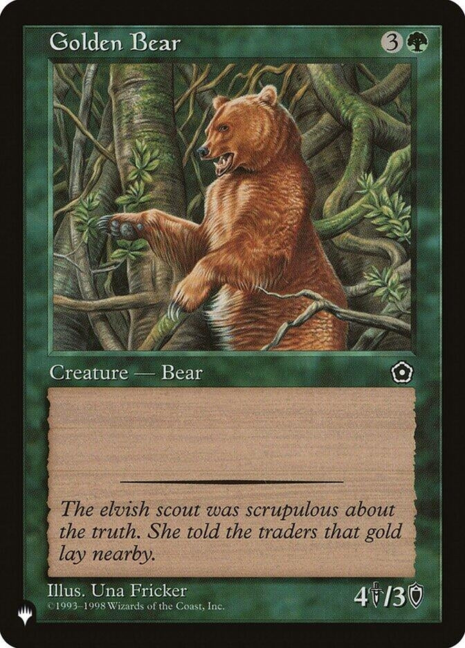 Golden Bear (The List Reprints)