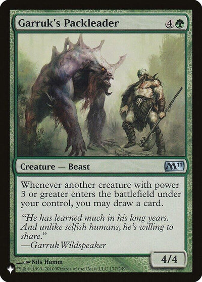 Garruk's Packleader (The List Reprints) (177/249)