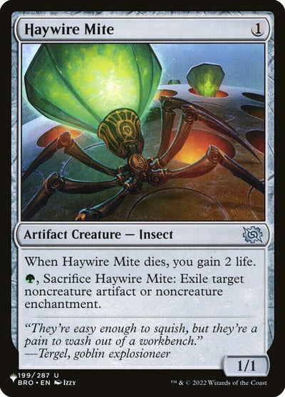 Haywire Mite (The List Reprints) (199/012)