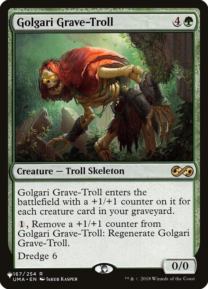 Golgari Grave-Troll (The List Reprints) (167/254)