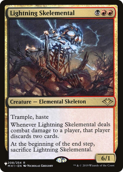 Lightning Skelemental (The List Reprints) (208/254)