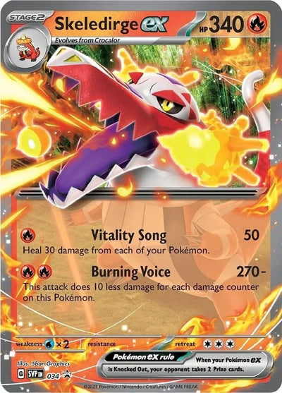Image for Skeledirge ex - 034 (SV: Scarlet & Violet Promo Cards) (034) - Pokemon