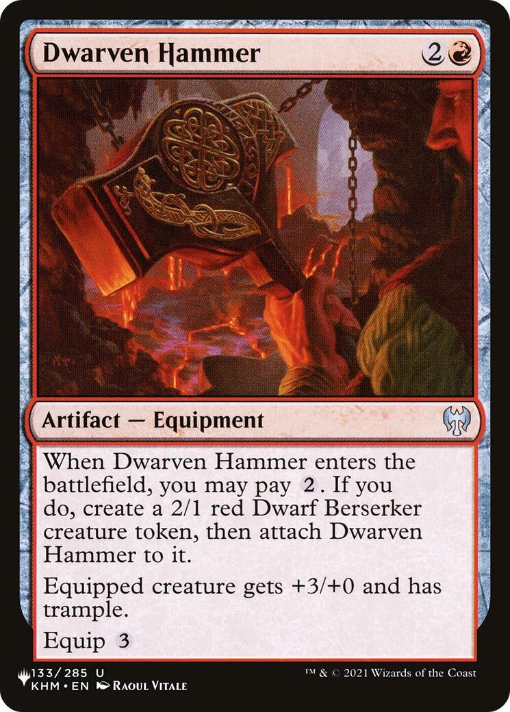 Dwarven Hammer (The List Reprints) (133/285)