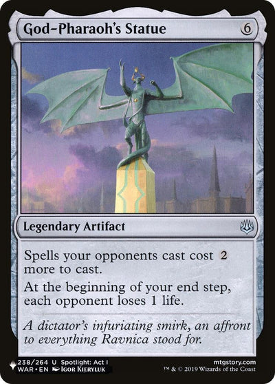 God-Pharaoh's Statue (The List Reprints) (238/264)