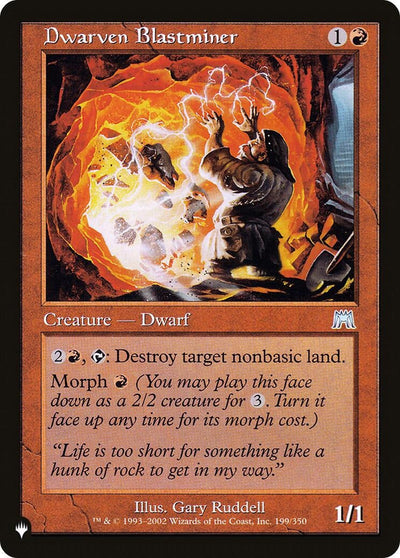 Dwarven Blastminer (The List Reprints) (199/350)