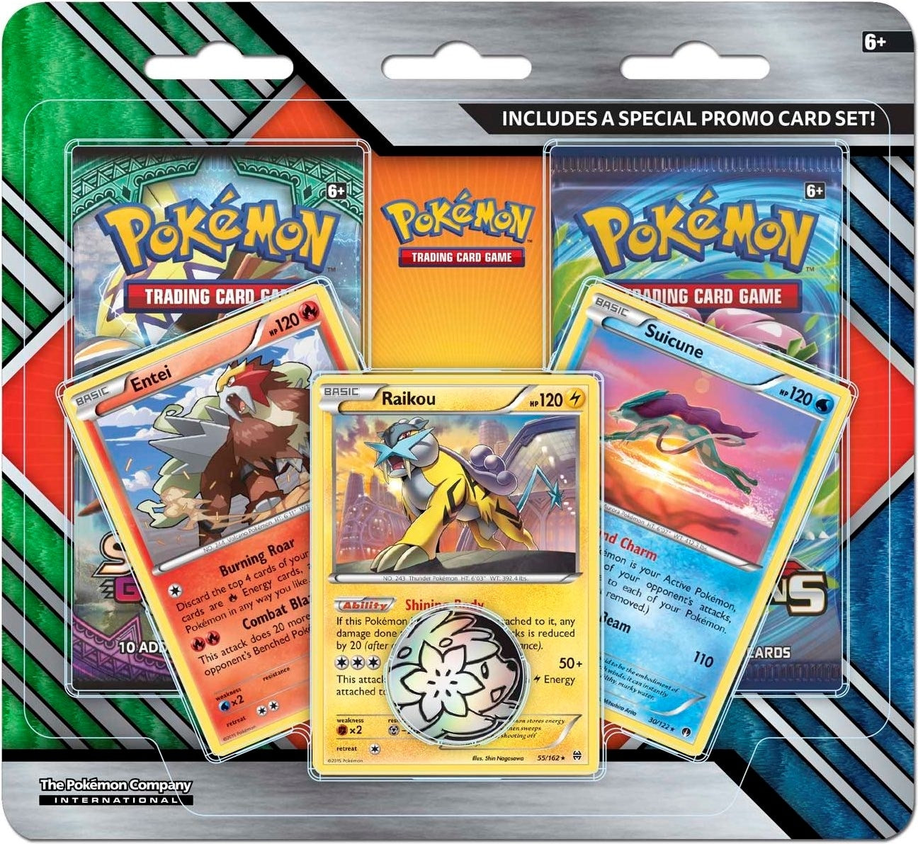 2-Pack Blister Pack [Raikou, Entei, &amp; Suicune] (MCAP)