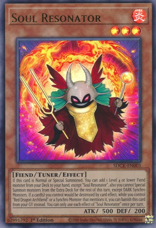 Image for Soul Resonator (Structure Deck: The Crimson King) (SDCK-EN001) - YuGiOh