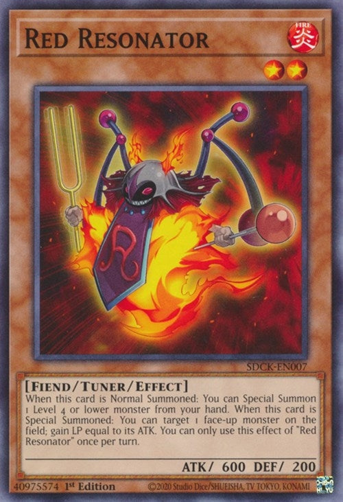 Image for Red Resonator (Structure Deck: The Crimson King) (SDCK-EN007) - YuGiOh