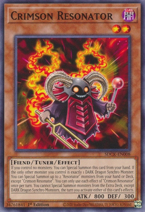 Image for Crimson Resonator (Structure Deck: The Crimson King) (SDCK-EN008) - YuGiOh