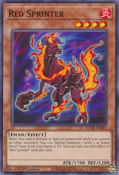 Image for Red Sprinter (Structure Deck: The Crimson King) (SDCK-EN011) - YuGiOh