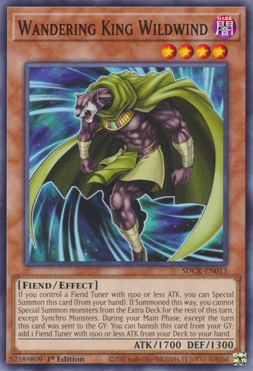 Image for Wandering King Wildwind (Structure Deck: The Crimson King) (SDCK-EN013) - YuGiOh