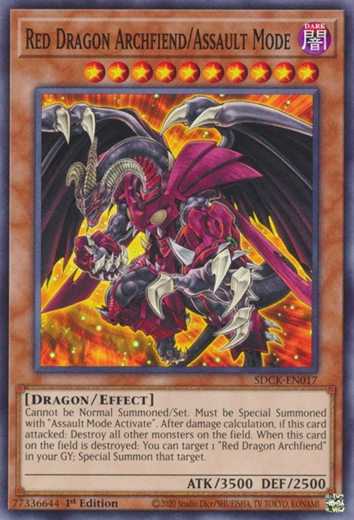 Image for Red Dragon Archfiend/Assault Mode (Structure Deck: The Crimson King) (SDCK-EN017) - YuGiOh