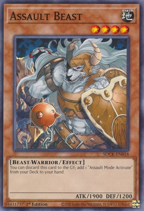 Image for Assault Beast (Structure Deck: The Crimson King) (SDCK-EN018) - YuGiOh