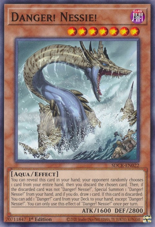 Image for Danger! Nessie! (Structure Deck: The Crimson King) (SDCK-EN022) - YuGiOh