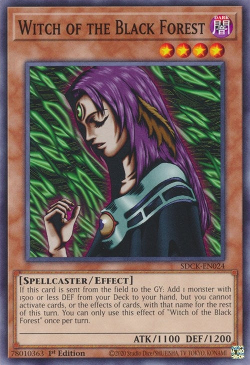 Image for Witch of the Black Forest (Structure Deck: The Crimson King) (SDCK-EN024) - YuGiOh