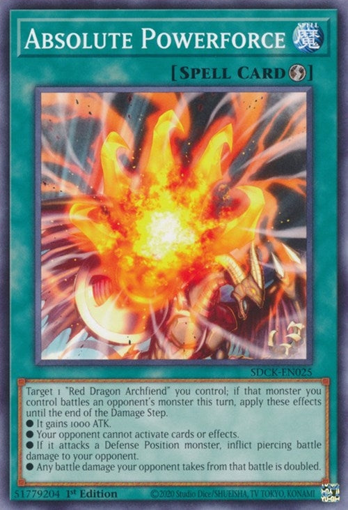 Image for Absolute Powerforce (Structure Deck: The Crimson King) (SDCK-EN025) - YuGiOh