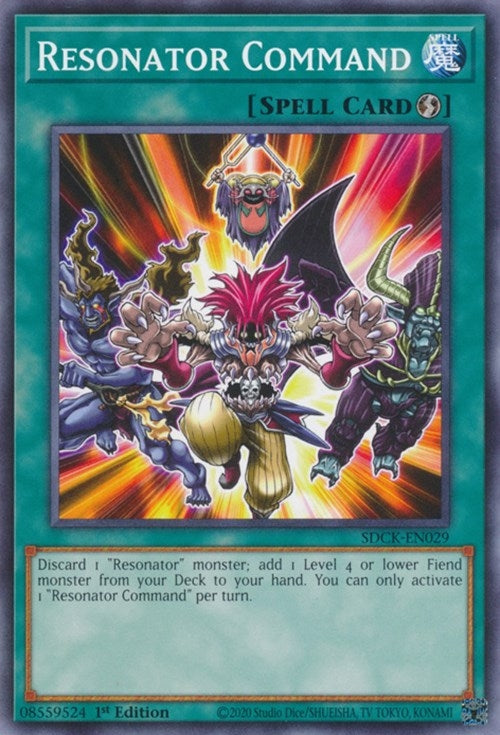 Image for Resonator Command (Structure Deck: The Crimson King) (SDCK-EN029) - YuGiOh