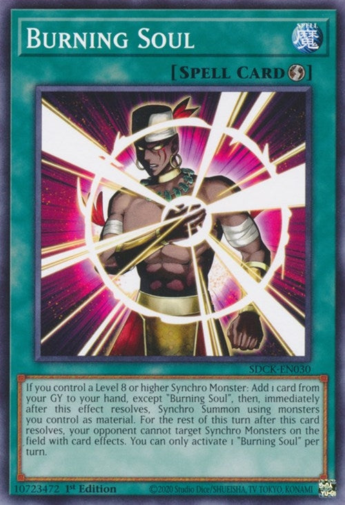Image for Burning Soul (Structure Deck: The Crimson King) (SDCK-EN030) - YuGiOh