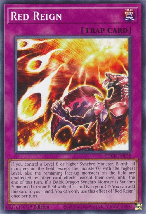 Image for Red Reign (Structure Deck: The Crimson King) (SDCK-EN035) - YuGiOh