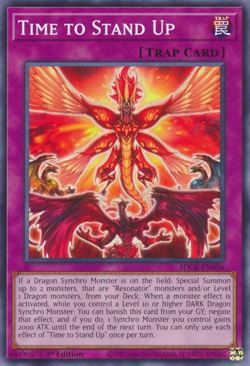 Image for Time to Stand Up (Structure Deck: The Crimson King) (SDCK-EN036) - YuGiOh