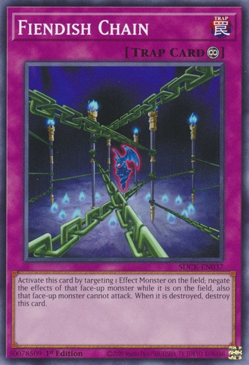 Image for Fiendish Chain (Structure Deck: The Crimson King) (SDCK-EN037) - YuGiOh