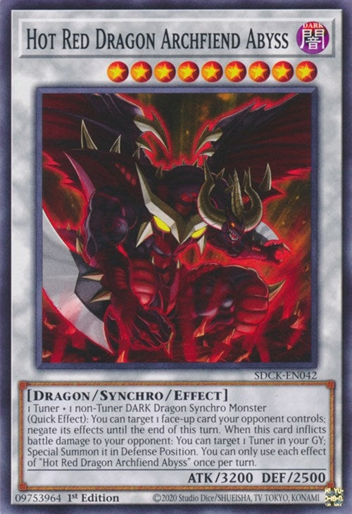 Image for Hot Red Dragon Archfiend Abyss (Structure Deck: The Crimson King) (SDCK-EN042) - YuGiOh