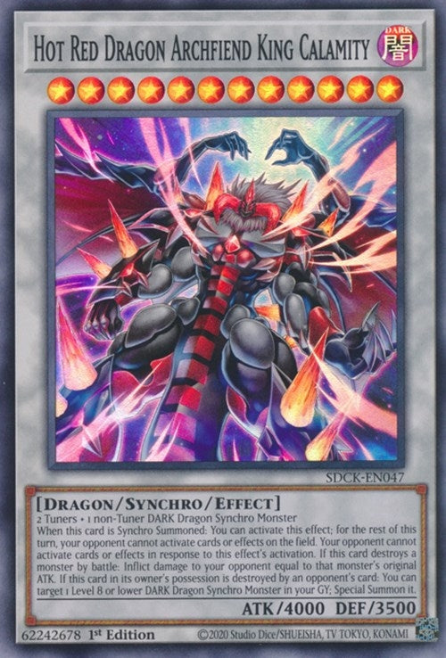 Image for Hot Red Dragon Archfiend King Calamity (Structure Deck: The Crimson King) (SDCK-EN047) - YuGiOh