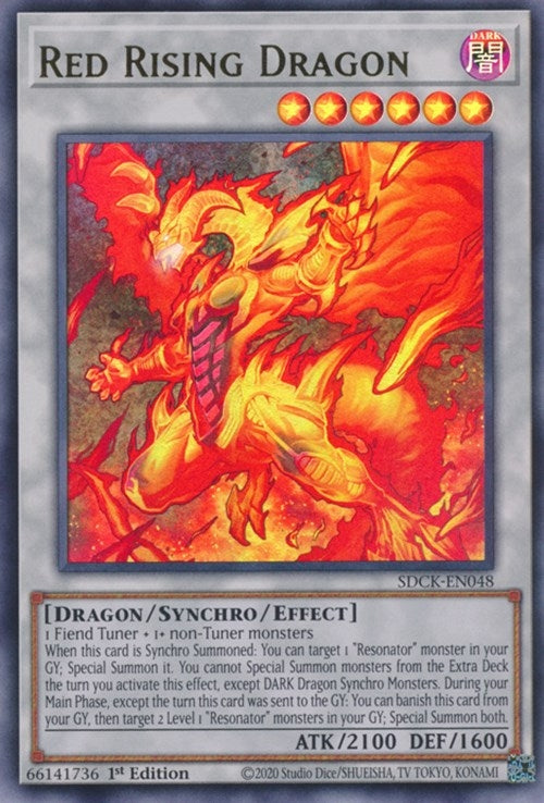 Image for Red Rising Dragon (Structure Deck: The Crimson King) (SDCK-EN048) - YuGiOh