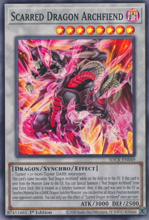 Image for Scarred Dragon Archfiend (Structure Deck: The Crimson King) (SDCK-EN049) - YuGiOh