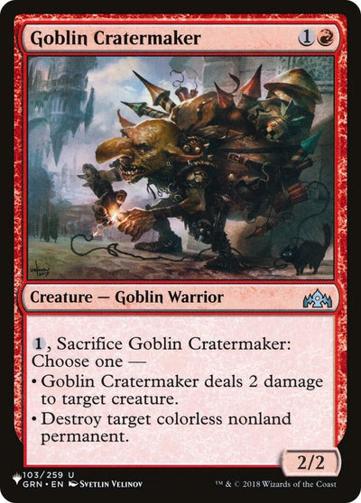 Goblin Cratermaker (The List Reprints) (103/259)