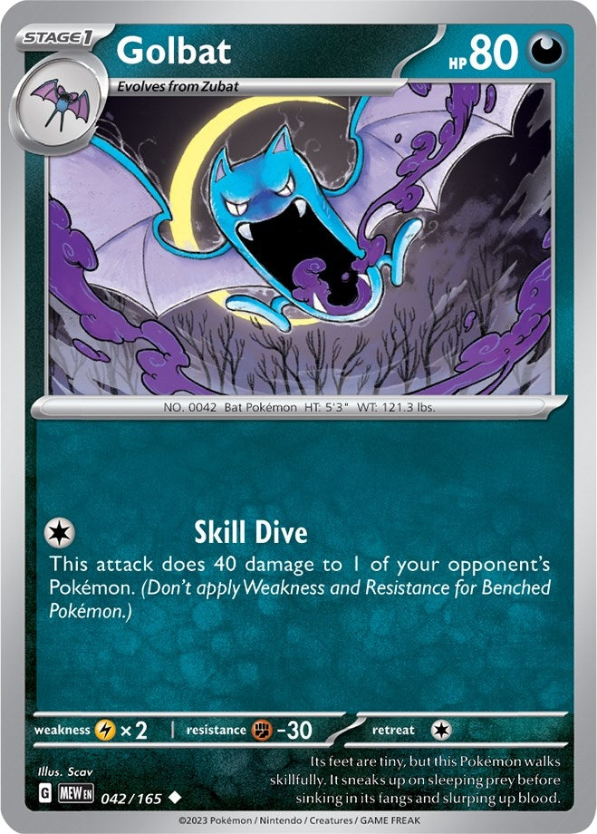 Image for Golbat (SV: Scarlet & Violet 151) (042/165) - Pokemon
