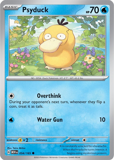 Image for Psyduck (SV: Scarlet & Violet 151) (054/165) - Pokemon