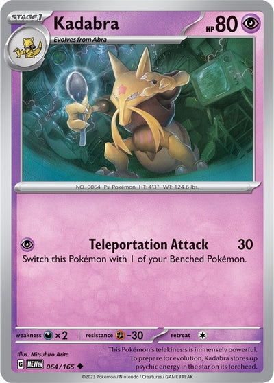 Image for Kadabra (SV: Scarlet & Violet 151) (064/165) - Pokemon