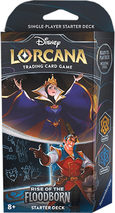 Image for Disney Lorcana: Rise of the Floodborn Starter Deck (Amber & Sapphire) [Rise of the Floodborn] - Disney Lorcana