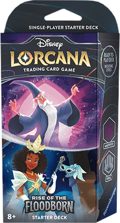Image for Disney Lorcana: Rise of the Floodborn Starter Deck (Amethyst & Steel) [Rise of the Floodborn] - Disney Lorcana
