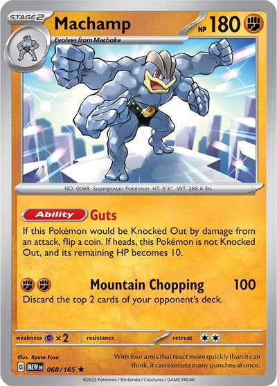 Image for Machamp (SV: Scarlet & Violet 151) (068/165) - Pokemon