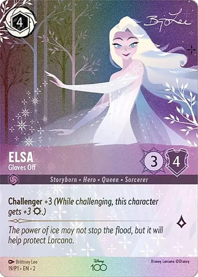 Image for Elsa - Gloves Off (Alternate Art) (Disney100 Promos) (19) - Disney Lorcana