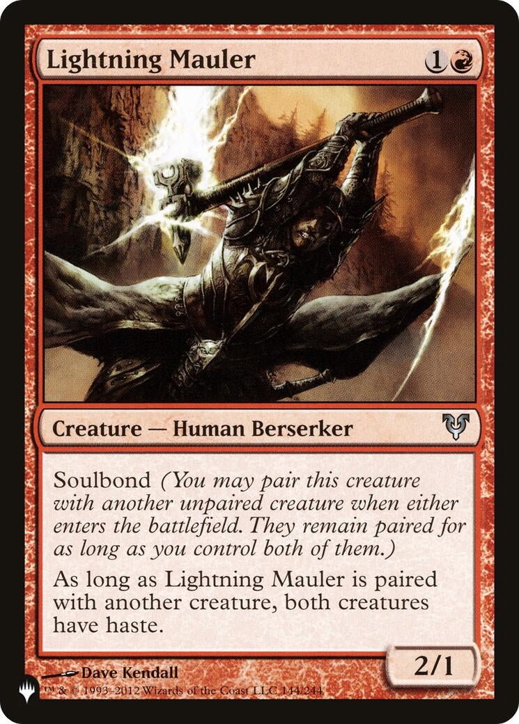 Lightning Mauler (The List Reprints) (144/244)