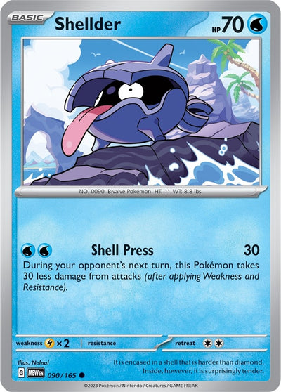 Image for Shellder (SV: Scarlet & Violet 151) (090/165) - Pokemon