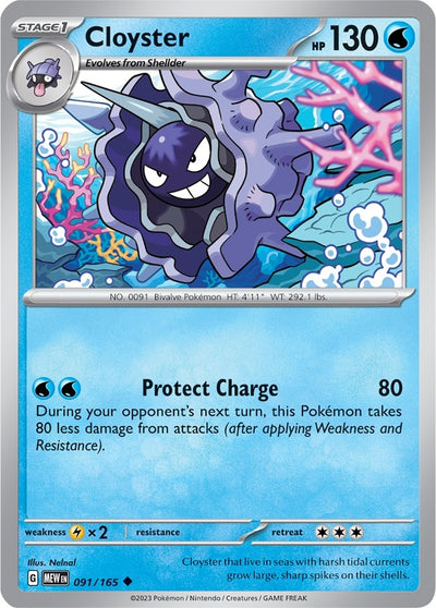 Image for Cloyster (SV: Scarlet & Violet 151) (091/165) - Pokemon