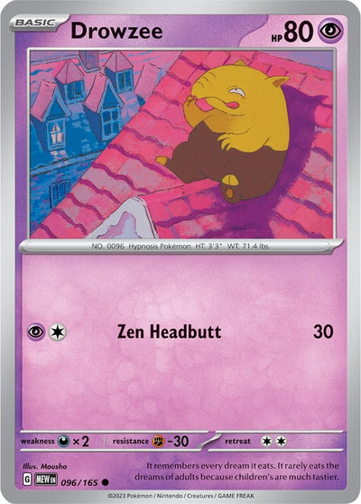 Image for Drowzee (SV: Scarlet & Violet 151) (096/165) - Pokemon