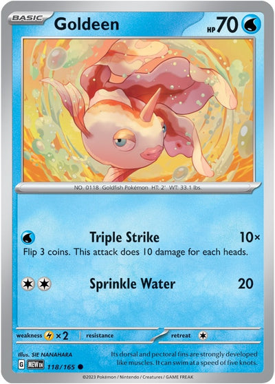 Image for Goldeen (SV: Scarlet & Violet 151) (118/165) - Pokemon