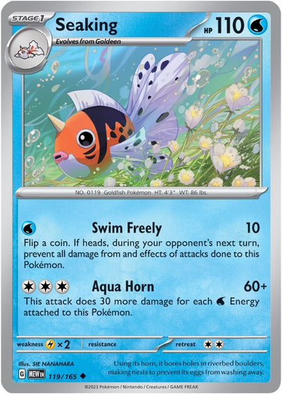 Image for Seaking (SV: Scarlet & Violet 151) (119/165) - Pokemon