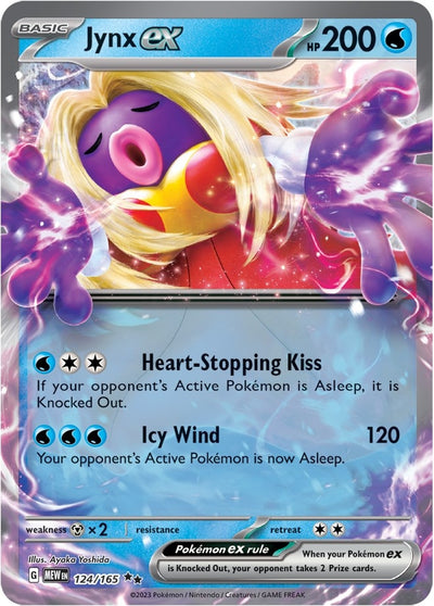 Image for Jynx ex (SV: Scarlet & Violet 151) (124/165) - Pokemon