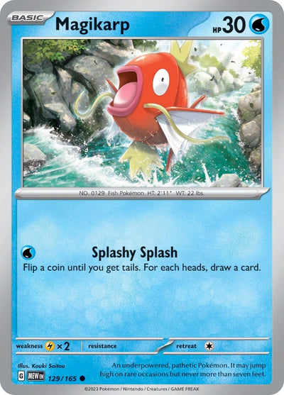 Image for Magikarp (SV: Scarlet & Violet 151) (129/165) - Pokemon