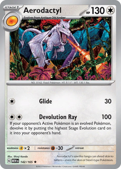 Image for Aerodactyl (SV: Scarlet & Violet 151) (142/165) - Pokemon