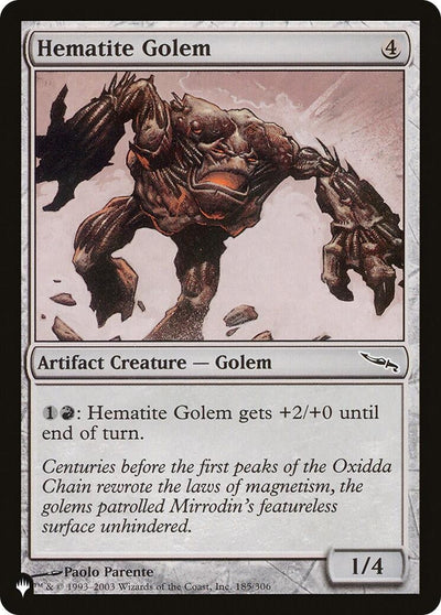 Hematite Golem (The List Reprints) (185/306)